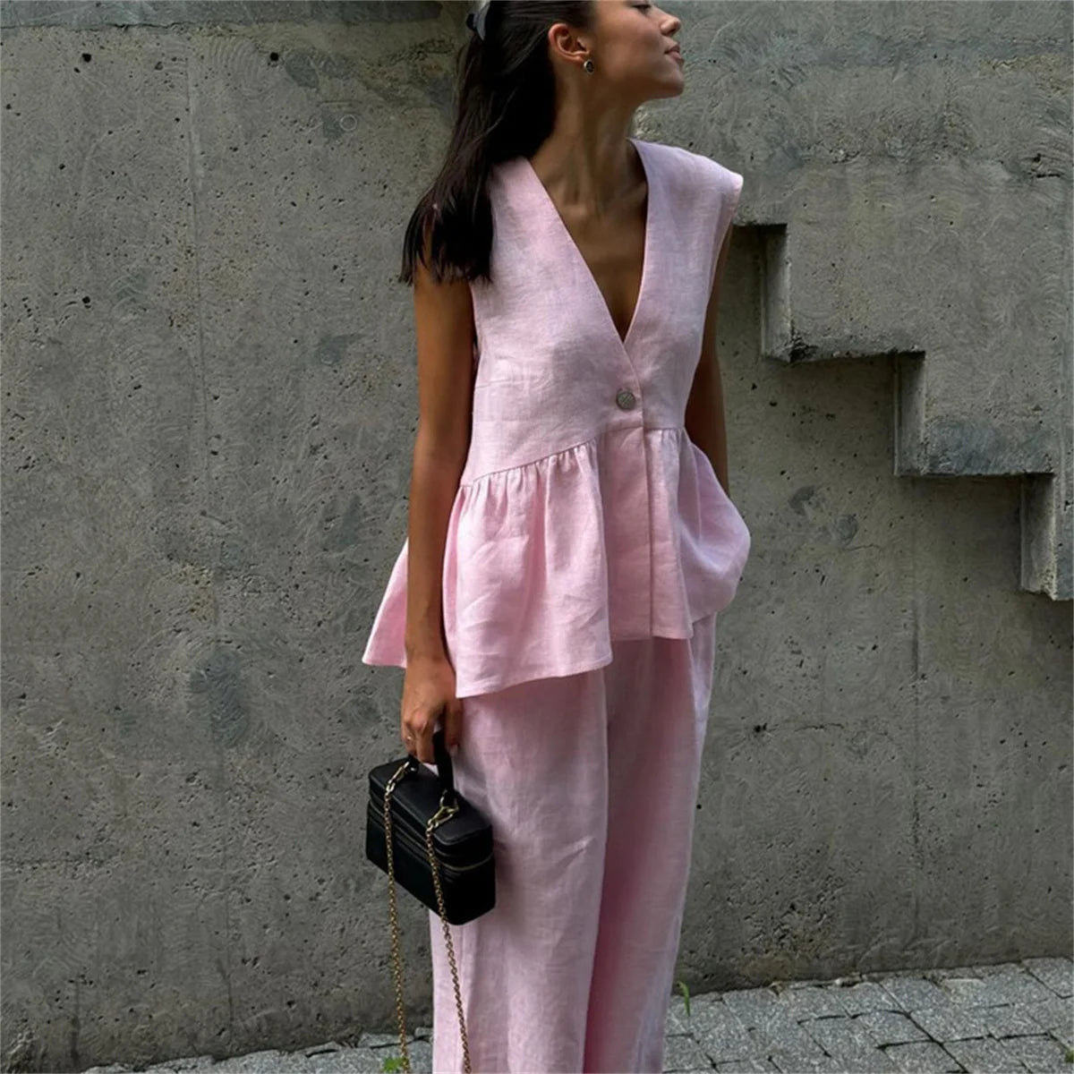 Fashion Pink 2 Piece Set